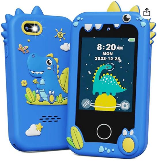 Blue kids toy smartphone